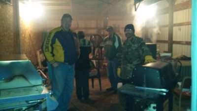 FOP Cooks starting dinner