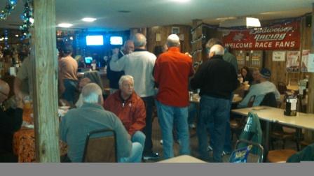 Large group of retirees